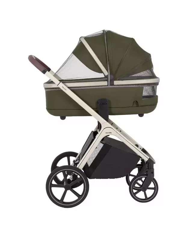 Universalus vežimėlio komplektas Carrello Vector 2in1 Deep Green 6