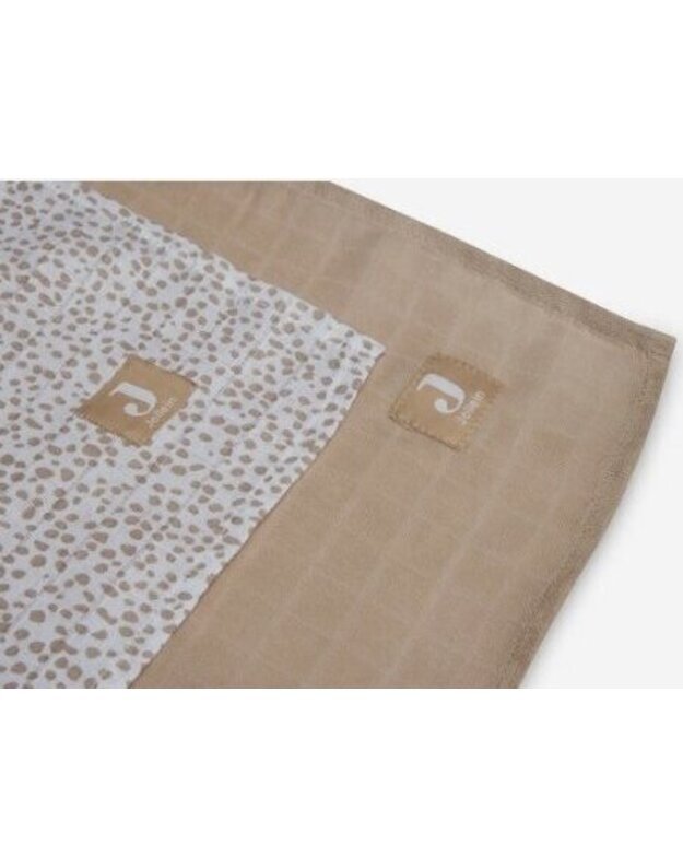 Jollein medvilniniai merliukai 115x115 cm Dotted (2 vnt.) 1