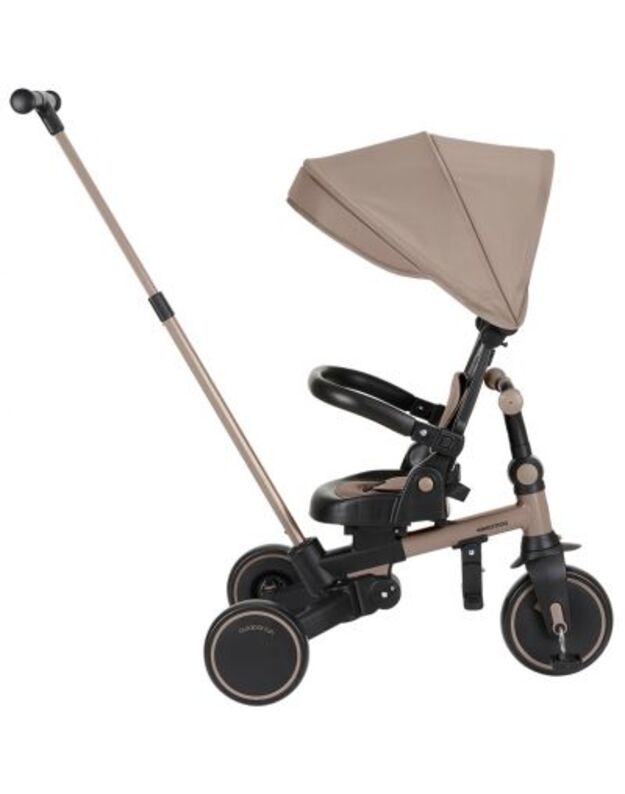 Triciklas 8-in-1 Aluma Beige – augantis vaikiškas triratukas su stūmimo rankena 3