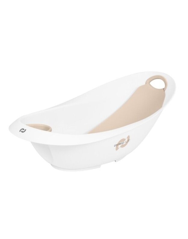 Carrello Auri kūdikio vonelė su naujagimio įdėklu  Dune Beige – saugios maudynės