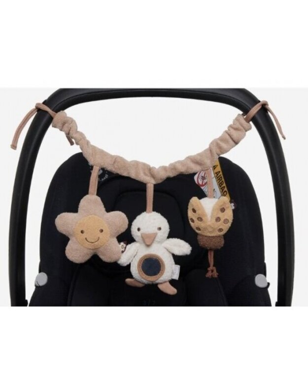 Jollein hanging toy for strollers or car seats Spring Garden