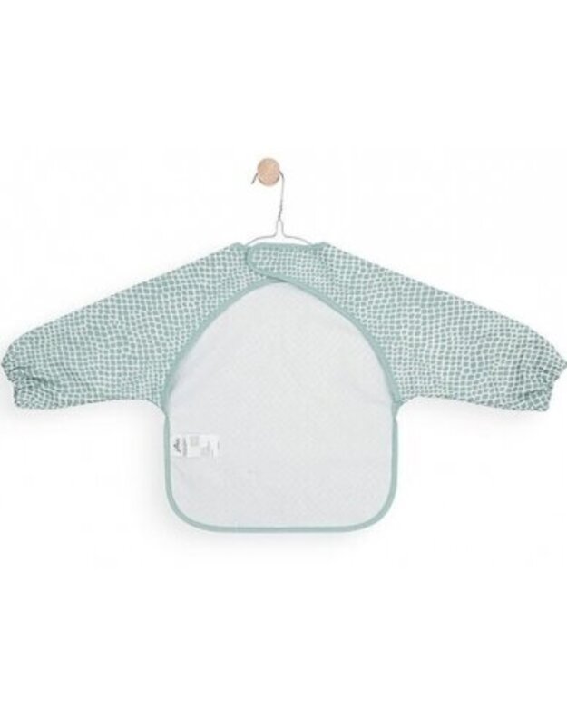 Jollein bib with sleeves, waterproof Snake Soft Green 1