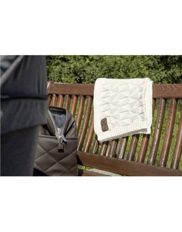 ABC Design crib/bed blanket Cream 100x100 cm