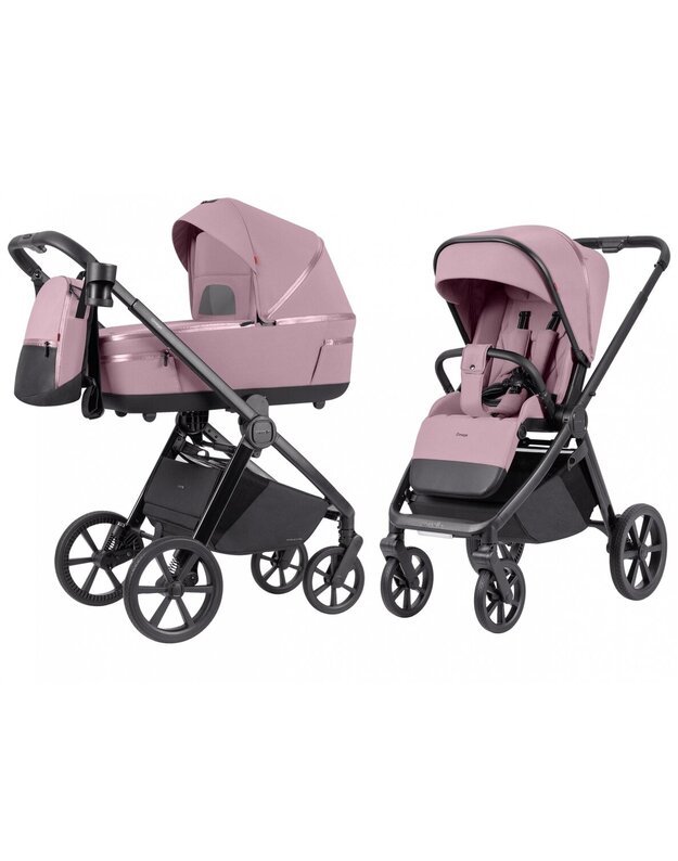 Universalus vežimėlio komplektas Carrello Omega Plus 2in1 Galaxy Pink 1
