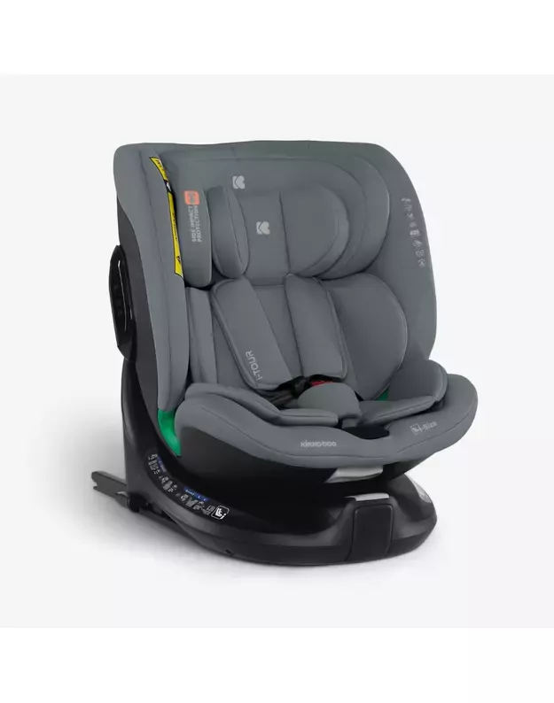 Kikka Boo i-Tour Dark Grey – i-Size automobilinė kėdutė (40-150 cm)