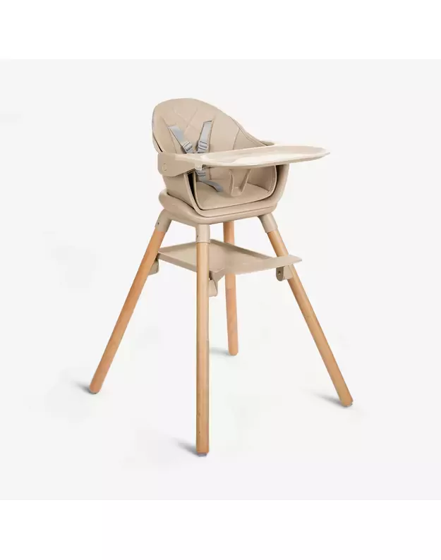 Maitinimo kėdutė „Woody Beige“