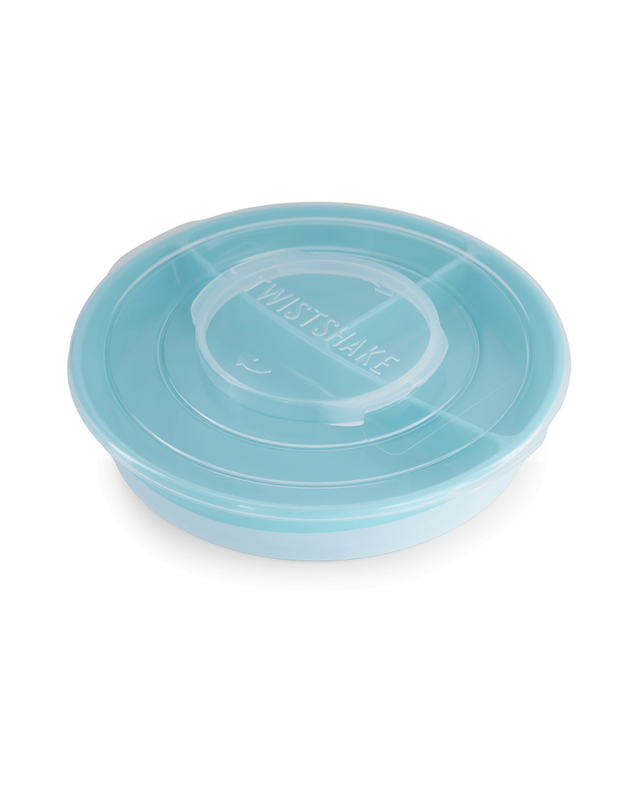 Twistshake lėkštė su skyreliais Pastel Blue 78170
