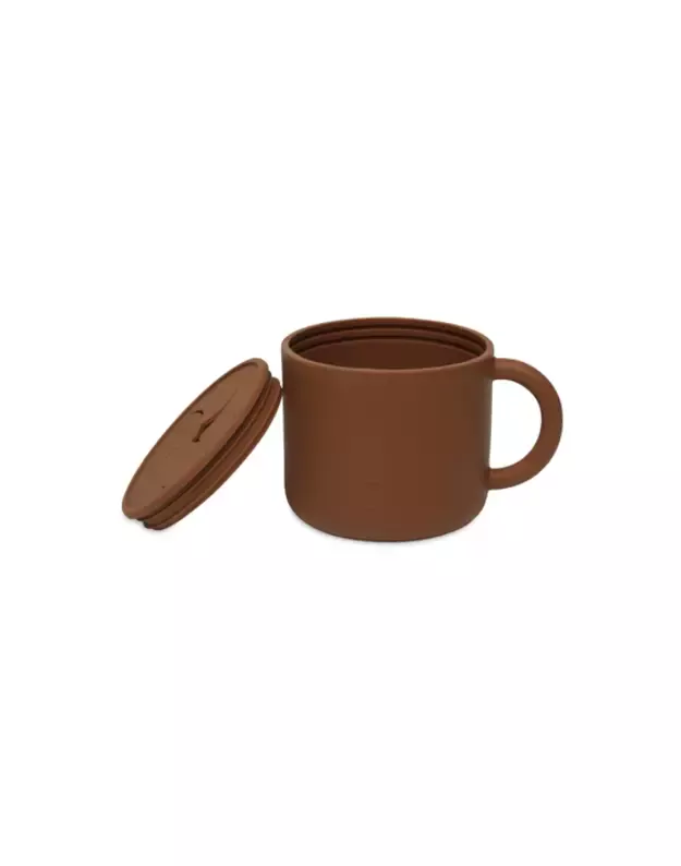 Jollein silikoninis užkandžių indelis „Snack Cup“ Caramel 1