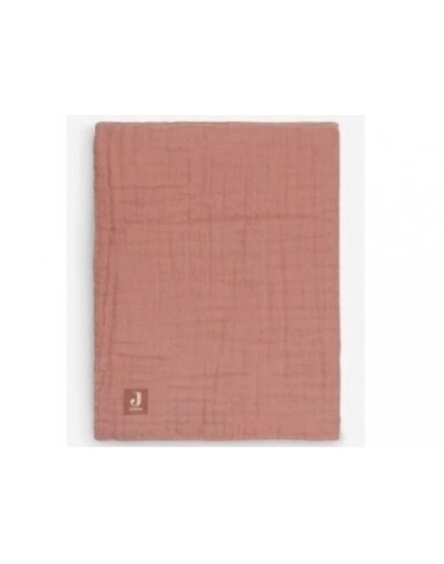 Jollein muslino pledas Wrinkled 120x120 cm Rosewood 