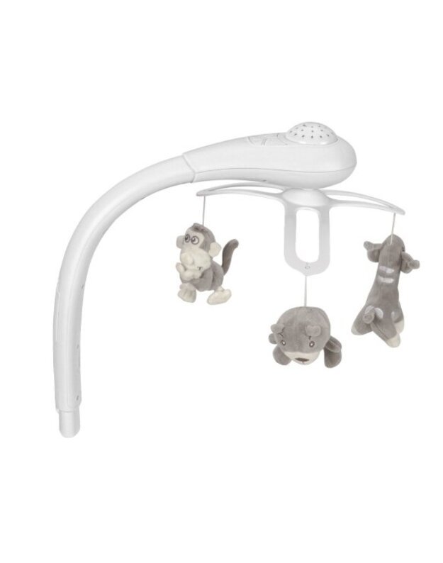 Carrello Bloom supamas lopšiukas Silk Beige Wooden – medinis lopšys kūdikiui 4