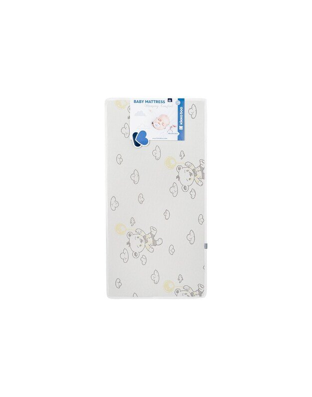 Kikka Boo Kikka Boo Memory Comfort kūdikių čiužinys 120x60x12 cm Grey