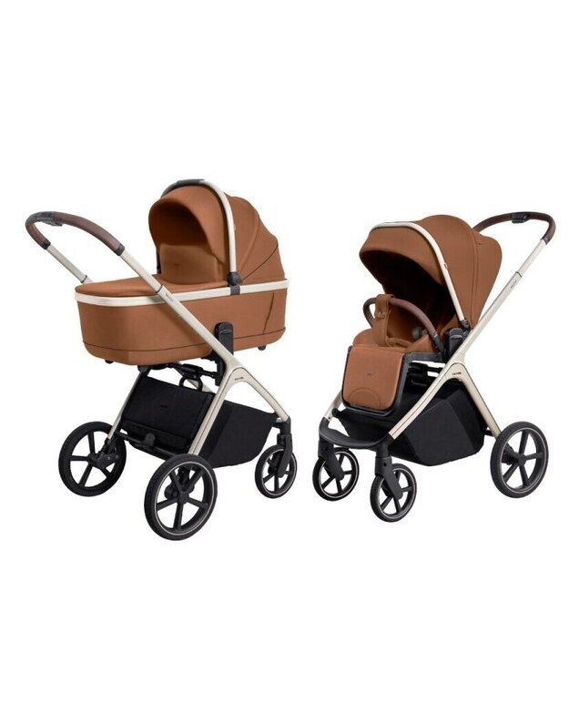 Universalus vežimėlio komplektas Carrello Vector 2in1 Coral Orange