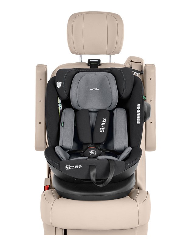Automobilinė kėdutė Carrello Sirius Sky Greyi-size 0-36kg (40cm - 150cm) 1