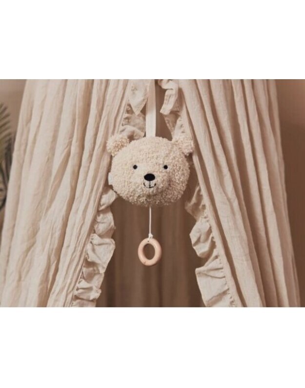 Jollein musical hanging toy Teddy Bear Natural