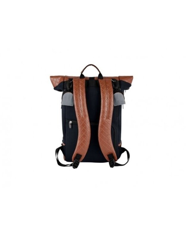 Moon mommy backpack Rolltop Navy 4
