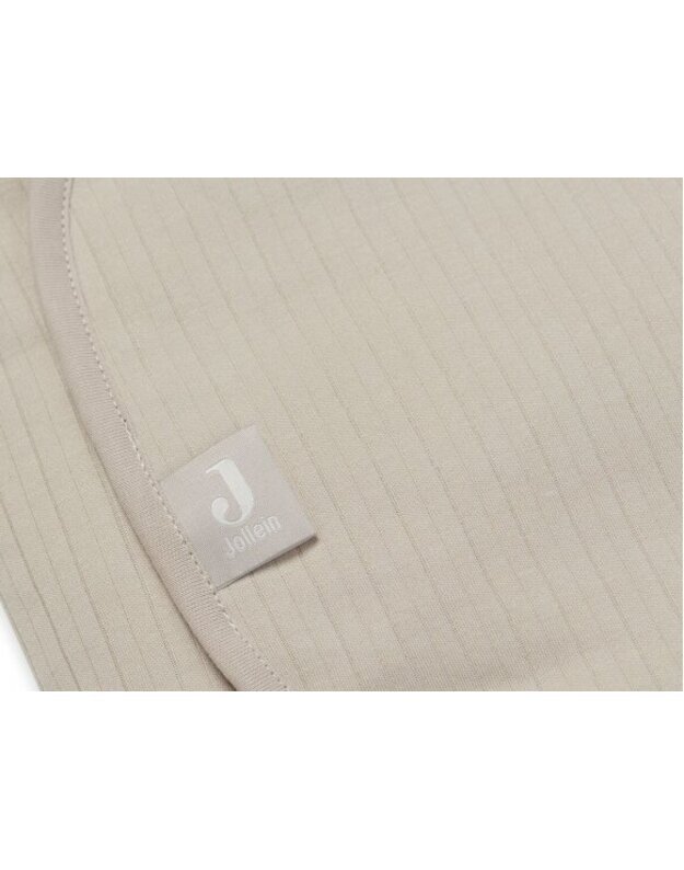 Jollein autokėdutės ir lopšio užklotas Basic Stripe Nougat 4