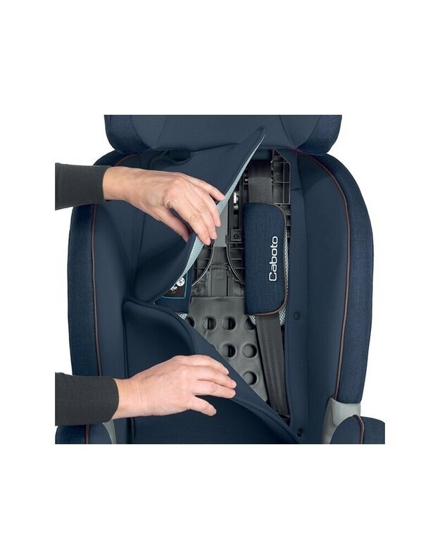 Automobilinė kėdutė Inglesina Caboto i- Size Moon Grey 76 cm - 150 cm 1-2-3 gr.
