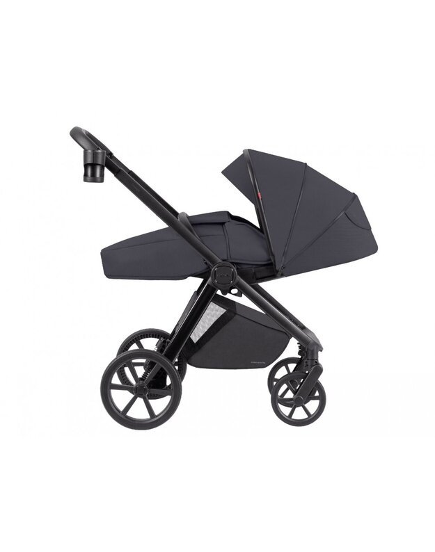 Universalus vežimėlio komplektas Carrello Omega Plus 2in1 Meteor Grey