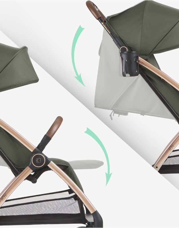Sportinis vežimėlis Kikka Boo Joy Army Green