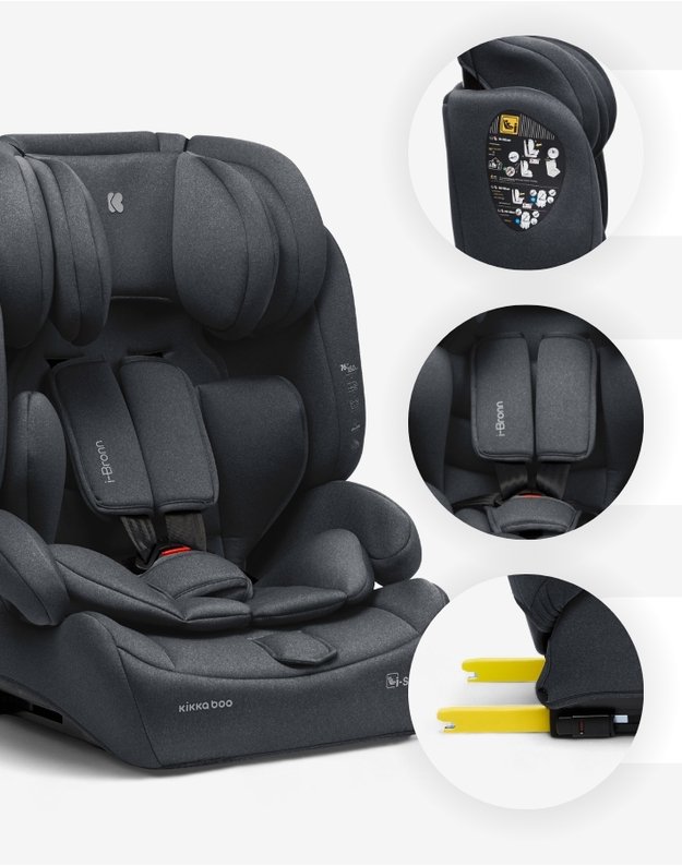 Automobilinė kėdutė   Kikka Boo i-Bronn Mint – i-Size (76-150 cm)