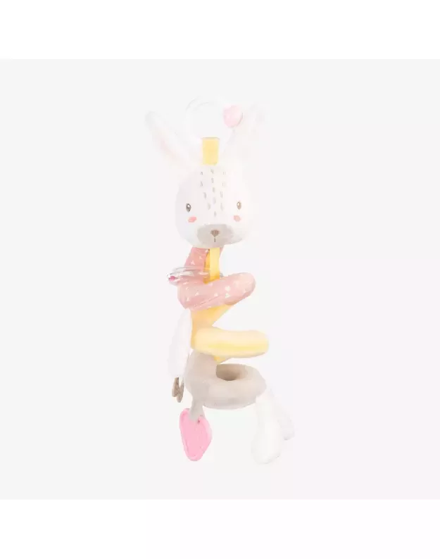Vertikalus minkštas pliušinis žaislas spiralė „Rabbits in Love“ 