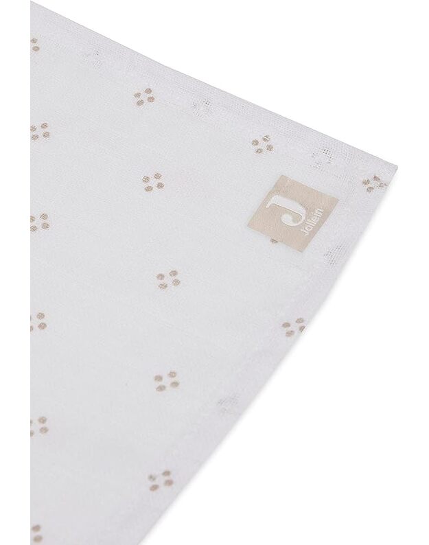 Jollein Cotton Jam 115x115cm Biscuit GOTS 3