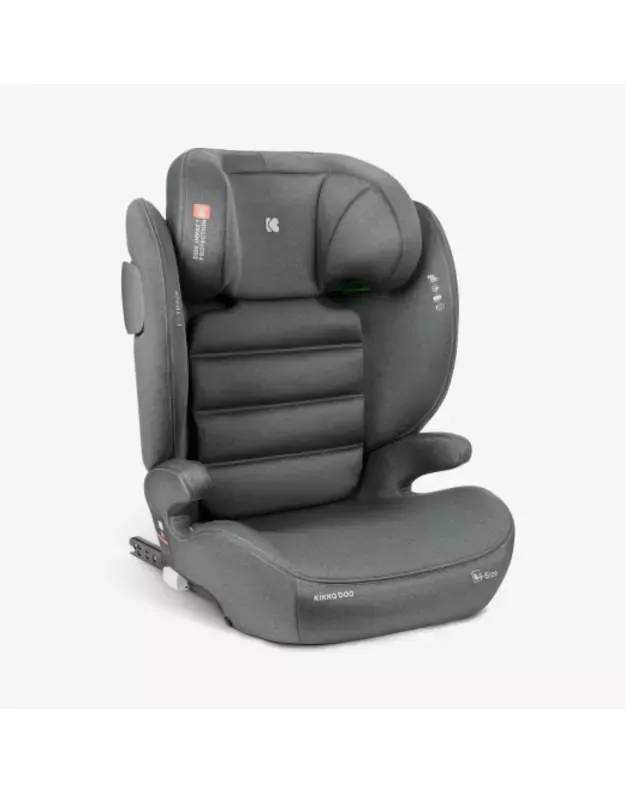 Automobilinė kėdutė KikkaBoo i-Track i-size 100-150cm Dark Grey