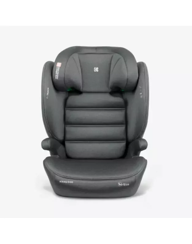 Automobilinė kėdutė KikkaBoo i-Track i-size 100-150cm Dark Grey