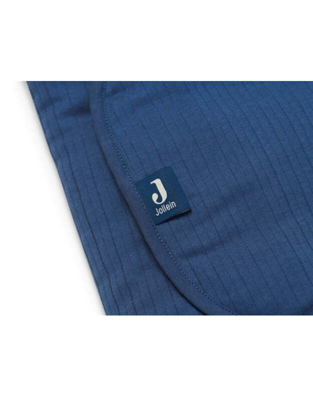 Jollein Basic Stripe vystymo antklodė – Jeans mėlyna 5