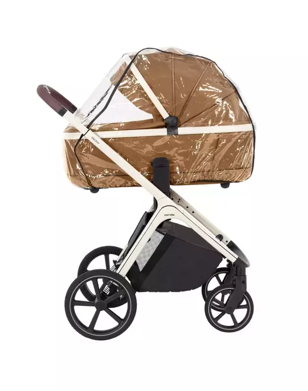 Universalus vežimėlio komplektas Carrello Vector 2in1Coral Beige 5