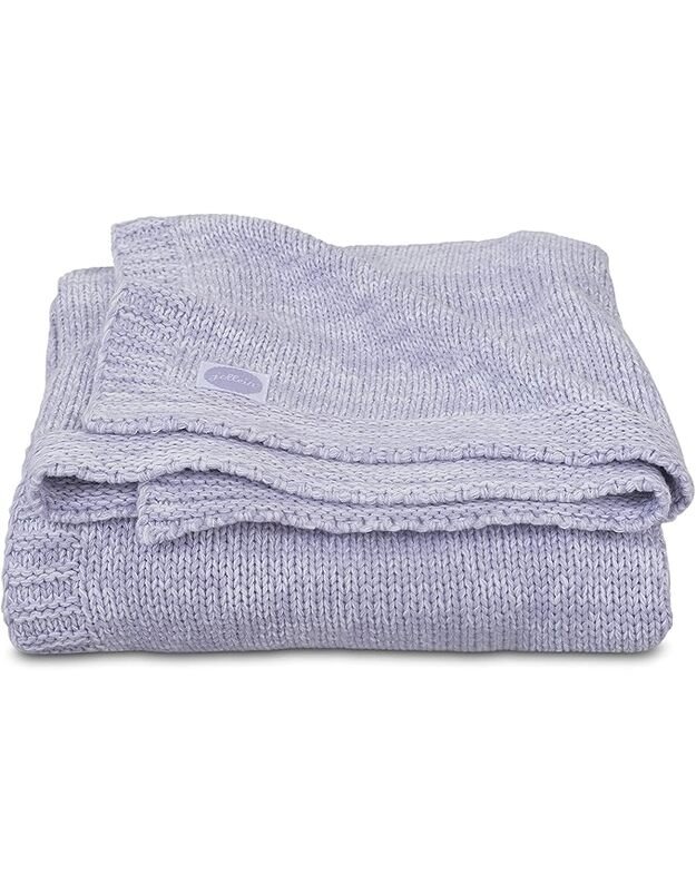 Jollein megztas pledas Melange Soft Lilac 75x100 cm