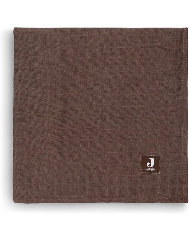 Jollein burnetės Hydrofiel Meadow Chestnut Brown 2 vnt. (115x115 cm)  1