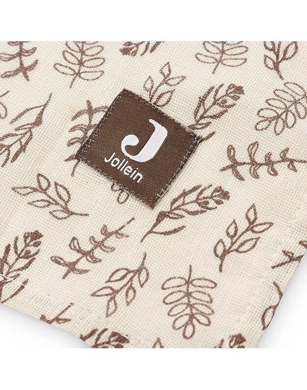 Jollein burnetės Hydrofiel Meadow Chestnut Brown 2 vnt. (115x115 cm)  2