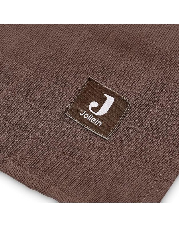 Jollein burnetės Hydrofiel Meadow Chestnut Brown 2 vnt. (115x115 cm)  3