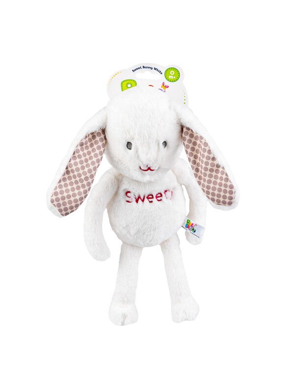 Bali Bazoo Plush Bunny  White 