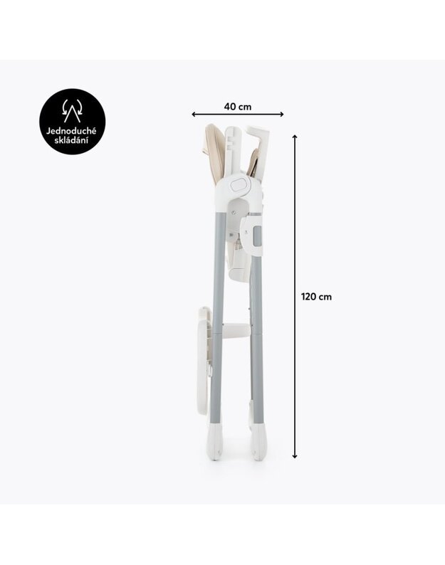 PETITE&MARS Gusto High Chair  Pastel Beige 12