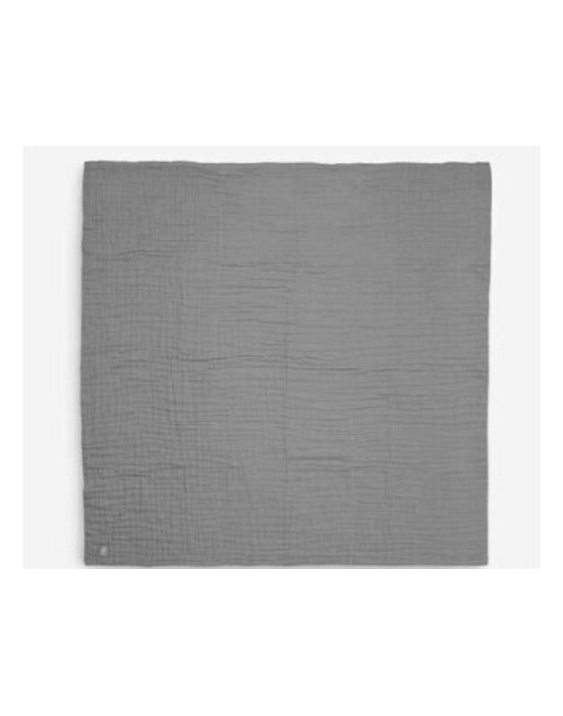 Jollein muslino pledas Wrinkled 120x120 cm Storm Grey 1