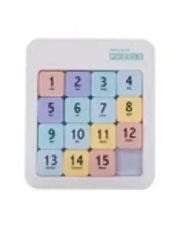 Sliding Puzzle Educational Brain Teaser – Learning Toy for Kids 5+
