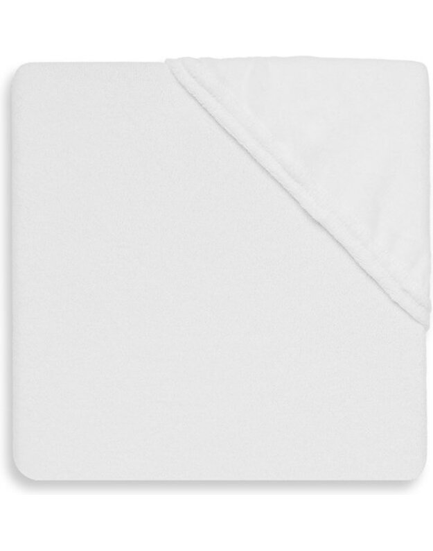 Jollein Molton paklodė lopšiui 50x90 cm White