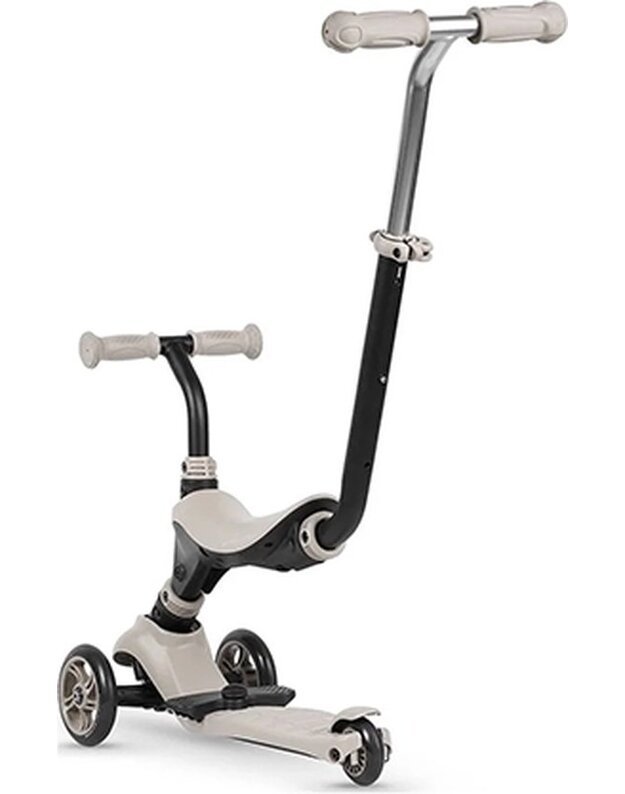 QPlay Sema Step 5in1 balansinis dviratukas ir paspirtukas Beige  1