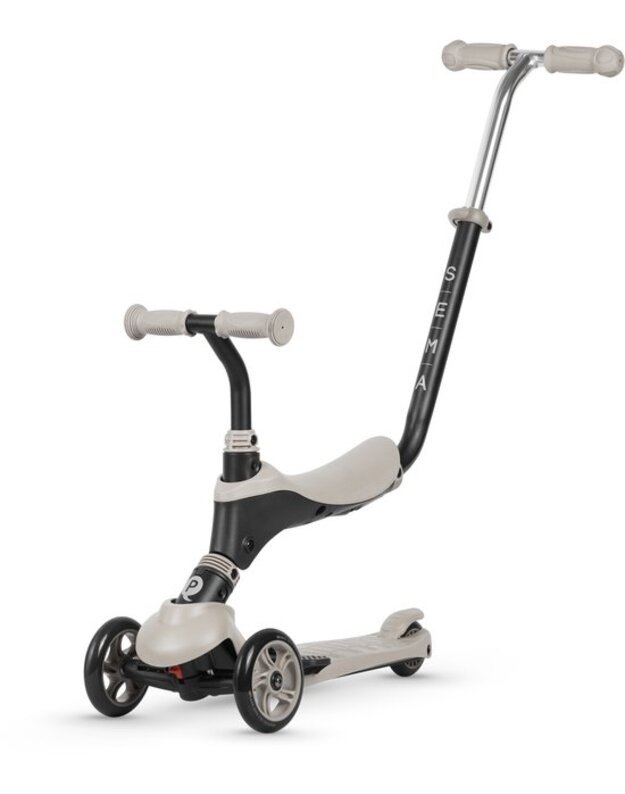 QPlay Sema Step 5in1 balansinis dviratukas ir paspirtukas Beige 