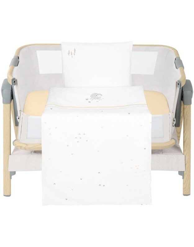 KikkaBoo lopšio patalynės komplektas Sleepy Sheep 5 dalių 