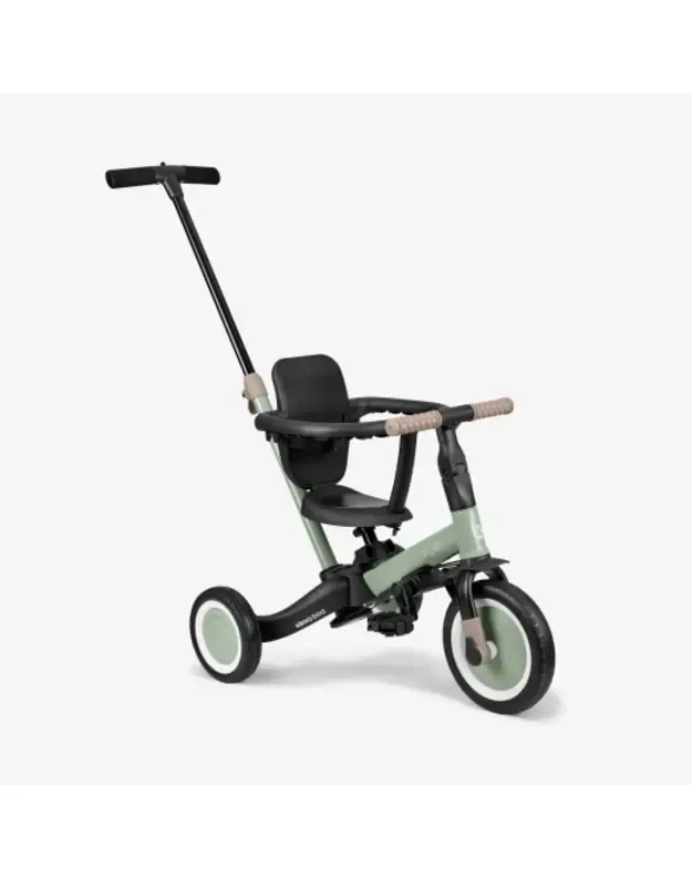 KikkaBoo Flip 5in1 triratukas Green– daugiafunkcis augantis su vaiku