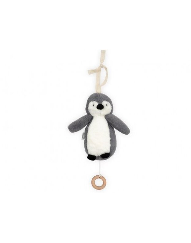 Jollein musical hanging toy Pinguin Storm Grey
