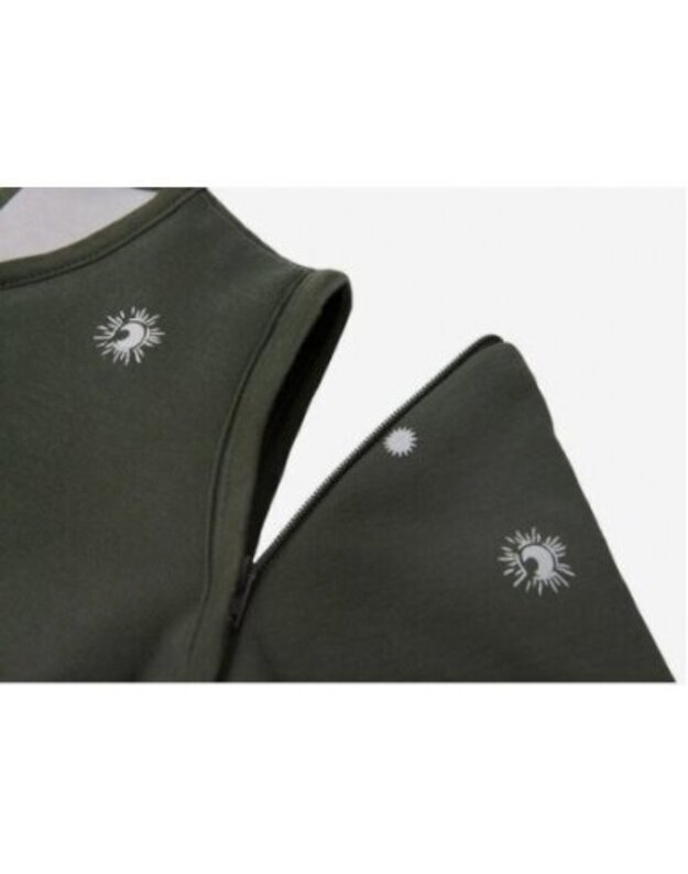 Jollein kūdikio miegmaišis su nusegamomis rankovėmis Stargaze Leaf Green 110cm 3