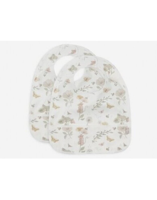 Jollein waterproof bib with pocket Dreamy Mouse 2pcs.