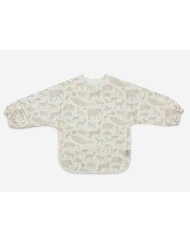Jollein bib with sleeves, waterproof Pear