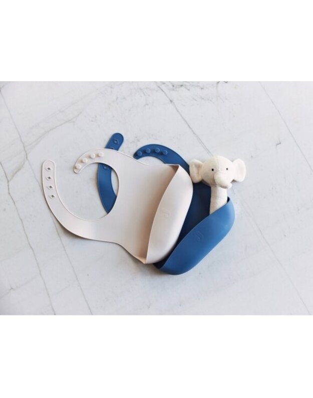 Jollein silicone bib  Strom grey 2