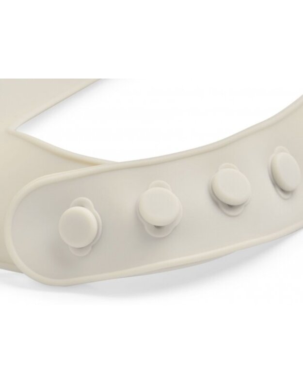 Jollein silicone bib  Strom grey 1