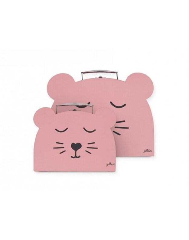 Jollein storage boxes Animal Club Rouge 2pcs
